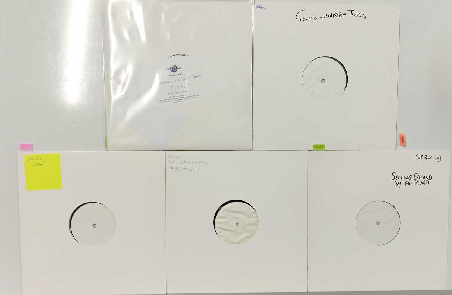 Lot 40 - GENESIS - CONTEMPORARY WHITE LABEL TEST PRESSING LPs