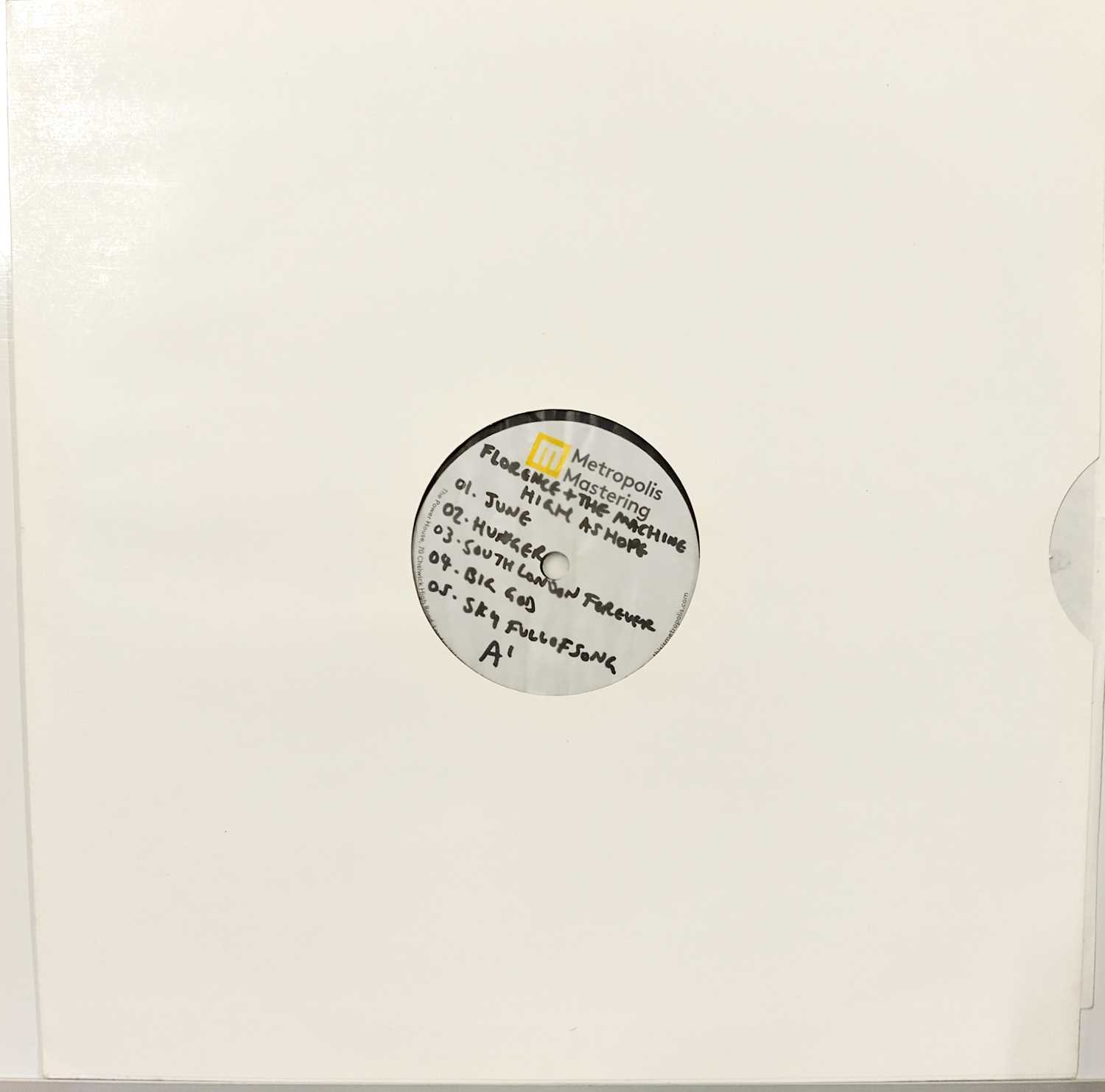 Lot 48 - FLORENCE + THE MACHINE - HIGH AS HOPE ACETATE LP