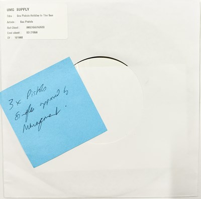 Lot 53 - SEX PISTOLS - HOLIDAYS IN THE SUN 7" (0602455262028)