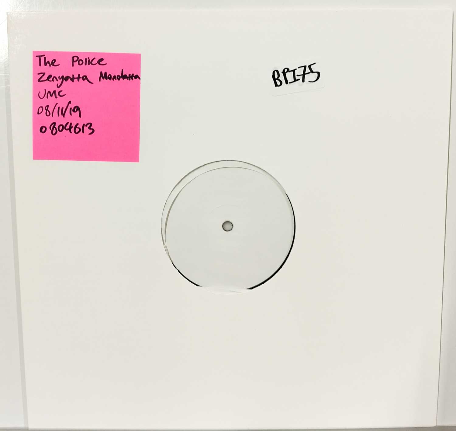 Lot 75 - THE POLICE - ZENYATTA MONDATTA LP (2019 - 0804613)