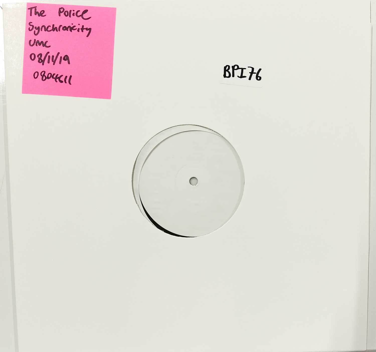 Lot 76 - THE POLICE - SYNCHRONICITY LP (2019 - 0804611)