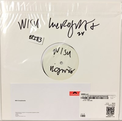 Lot 83 - THE CURE - WISH LP - RECORD 1 OF 2 (2022 - R1-63109) - SIGNED BY ROBERT SMITH