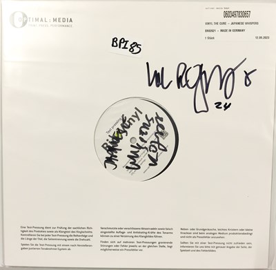 Lot 85 - THE CURE - JAPANESE WHISPERS LP (2023 - 0603497830657) - SIGNED BY ROBERT SMITH
