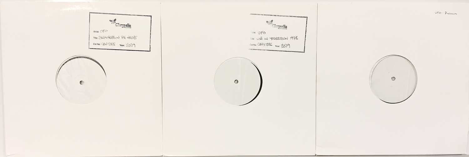 Lot 99 - UFO - CONTEMPORARY WHITE LABEL TEST PRESSING LPs