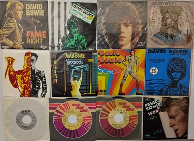 Lot 1003 - DAVID BOWIE - OVERSEAS 7" COLLECTION (INC PROMOS)