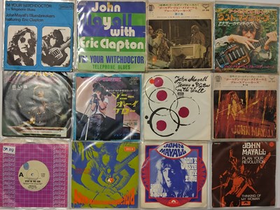 Lot 1020 - JOHN MAYALL - 7" COLLECTION (OVERSEAS PRESSINGS)