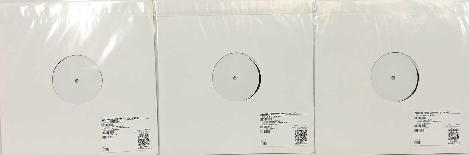 Lot 102 - FAIRPORT CONVENTION - 2024 WHITE LABEL TEST PRESSING LPs