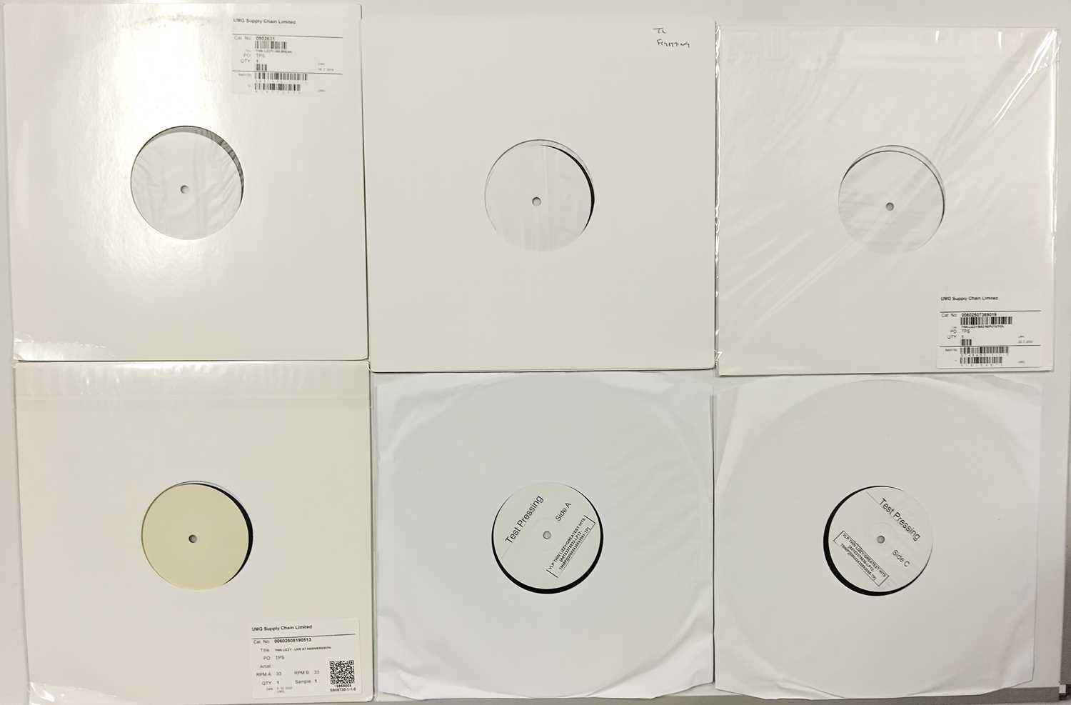 Lot 119 - THIN LIZZY - CONTEMPORARY WHITE LABEL TEST PRESSING LPs