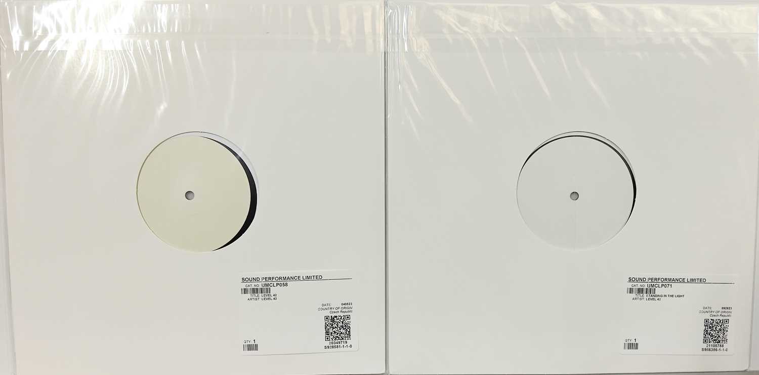 Lot 126 - LEVEL 42 - 2023 WHITE LABEL TEST PRESSING LPs
