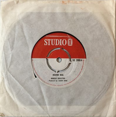 Lot 243 - MARCIA GRIFFITHS (NORMA FRASER)/HUGH GODFREY - HOUND DOG C/W MY TIME 7'' (ORIGINAL UK RELEASE - STUDIO 1 - SO 2008)
