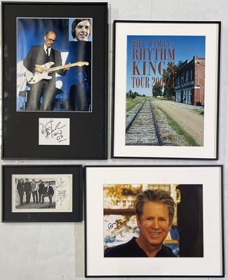 Lot 264 - 1960S ARTISTS - SIGNED ITEMS INC BILL WYMAN.