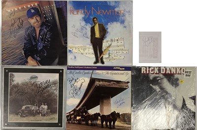 Lot 185 - CLASSIC ROCK STARS SIGNED LPS.