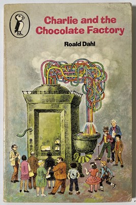 Lot 42 - ROALD DAHL - A SIGNED COPY OF 'CHARLIE AND THE CHOCOLATE FACTORY'.