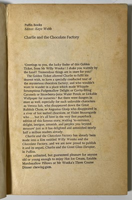 Lot 42 - ROALD DAHL - A SIGNED COPY OF 'CHARLIE AND THE CHOCOLATE FACTORY'.