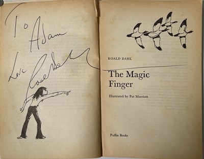 Lot 43 - ROALD DAHL - A SIGNED COPY OF 'THE MAGIC FINGER'.