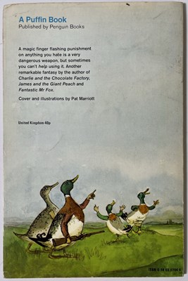 Lot 43 - ROALD DAHL - A SIGNED COPY OF 'THE MAGIC FINGER'.