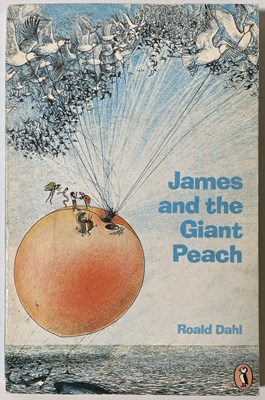 Lot 44 - ROALD DAHL - A SIGNED COPY OF 'JAMES AND THE GIANT PEACH'.