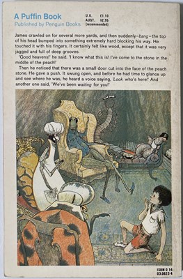 Lot 44 - ROALD DAHL - A SIGNED COPY OF 'JAMES AND THE GIANT PEACH'.