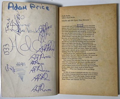 Lot 45 - ROALD DAHL - A SIGNED COPY OF 'CHARLIE AND THE GREAT GLASS ELEVATOR'.