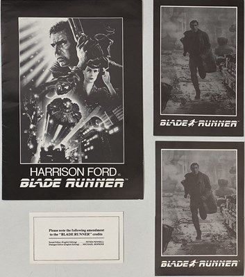 Lot 239 - THE SHINING / ALIEN / BLADE RUNNER - ORIGINAL PRESS AND PROMO KITS.