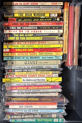 Lot 47 - PULP FICTION - LARGE COLLECTION OF ORIGINAL 1950S PAPERBACK TITLES.