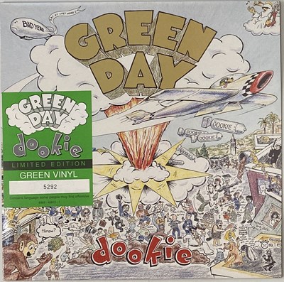 Lot 181 - GREEN DAY - DOOKIE LP (LIMITED EDITION GERMAN GREEN VINYL PRESS - 9362-45813-1)