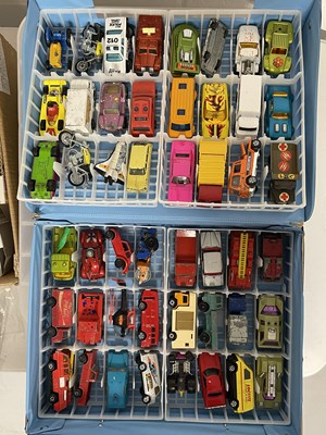 Lot 40 - 200+ TOY CARS AND VEHICLES INC MATCHBOX CARRY CASES.