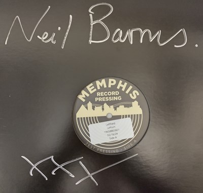Lot 132 - LEFTFIELD - LEFTISM (2024 - 19658803821) -TWO WHITE LABEL TEST PRESSINGS EACH SIGNED BY NEIL BARNES