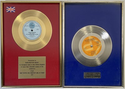 Lot 360 - SOUL INTEREST - ORIGINAL GOLD DISC FOR JACKIE WILSON - REET PETITE.