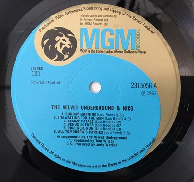Lot 18 - THE VELVET UNDERGROUND & NICO LP (UK REPRESS W/ ORIGINAL UNPEELED US SLEEVE - 2315056)