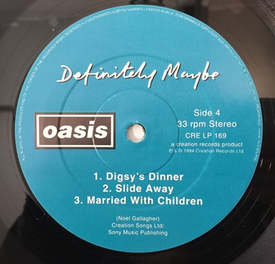 Lot 21 - OASIS - DEFINITELY MAYBE LP (ORIGINAL UK COPY - CREATION CRE LP 169)