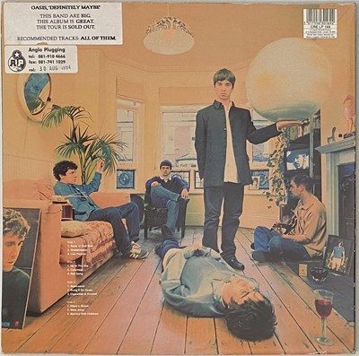 Lot 21 - OASIS - DEFINITELY MAYBE LP (ORIGINAL UK COPY - CREATION CRE LP 169)