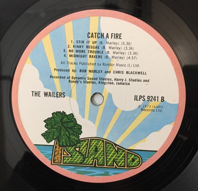 Lot 23 - THE WAILERS - CATCH A FIRE LP (UK ORIGINAL - ZIPPO SLEEVE - ISLAND ILPS 9241)