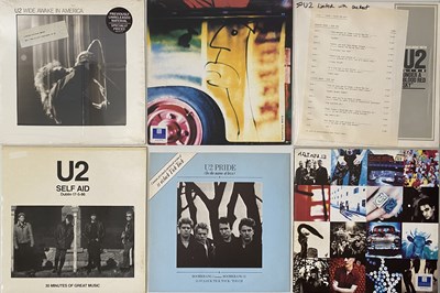 Lot 6 - U2 - LP/ 12" COLLECTION (INC RUNNING ORDER SHEET)