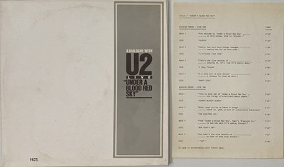 Lot 6 - U2 - LP/ 12" COLLECTION (INC RUNNING ORDER SHEET)