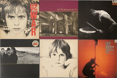 Lot 6 - U2 - LP/ 12" COLLECTION (INC RUNNING ORDER SHEET)