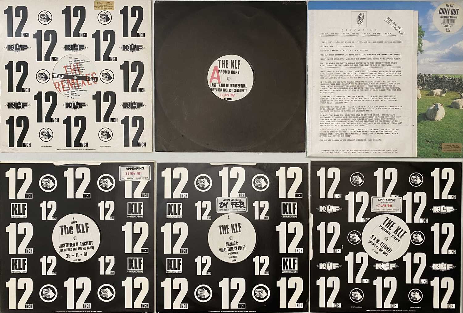Lot 10 - THE KLF - LP/ 12" PACK (INC PROMOS/ PRESS RELEASE)