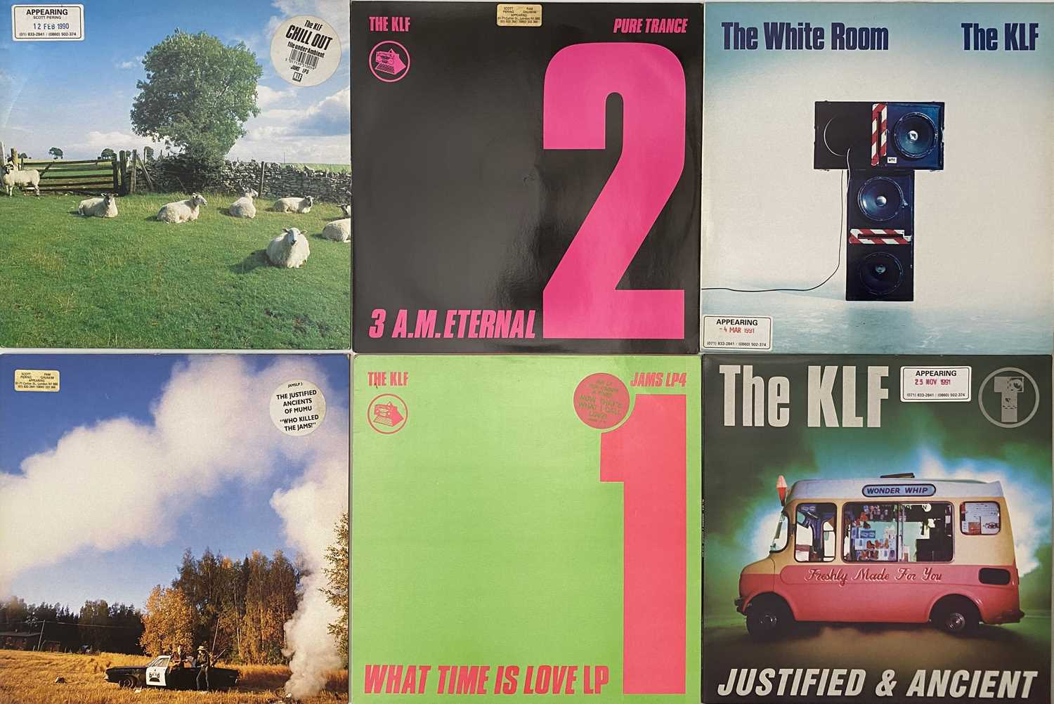 Lot 11 - THE KLF/ THE JUSTIFIED ANCIENTS OF MUMU - LP/ 12" PACK
