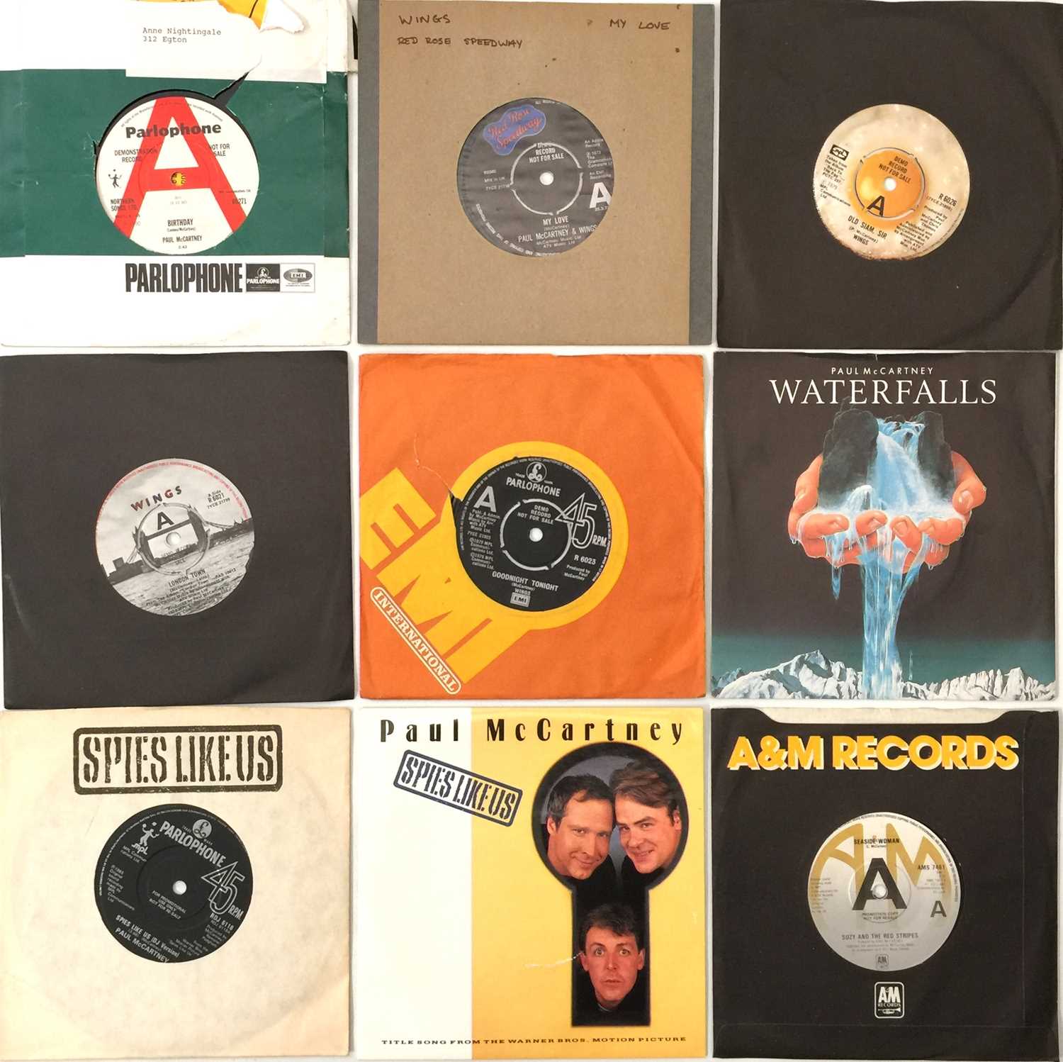 Lot 12 - PAUL MCCARTNEY/ WINGS - 7" PROMO PACK