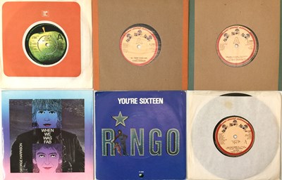 Lot 1 - GEORGE HARRISON & RINGO STARR - 7" DEMO PACK