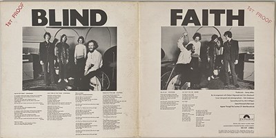 Lot 57 - BLIND FAITH - S/T LP (UK TEST PRESSING W/ PROOF SLEEVE - 583059)