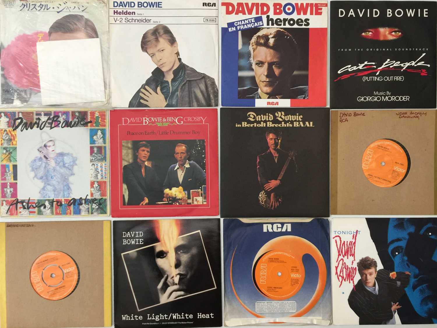 Lot 18 - DAVID BOWIE - 7" PACK