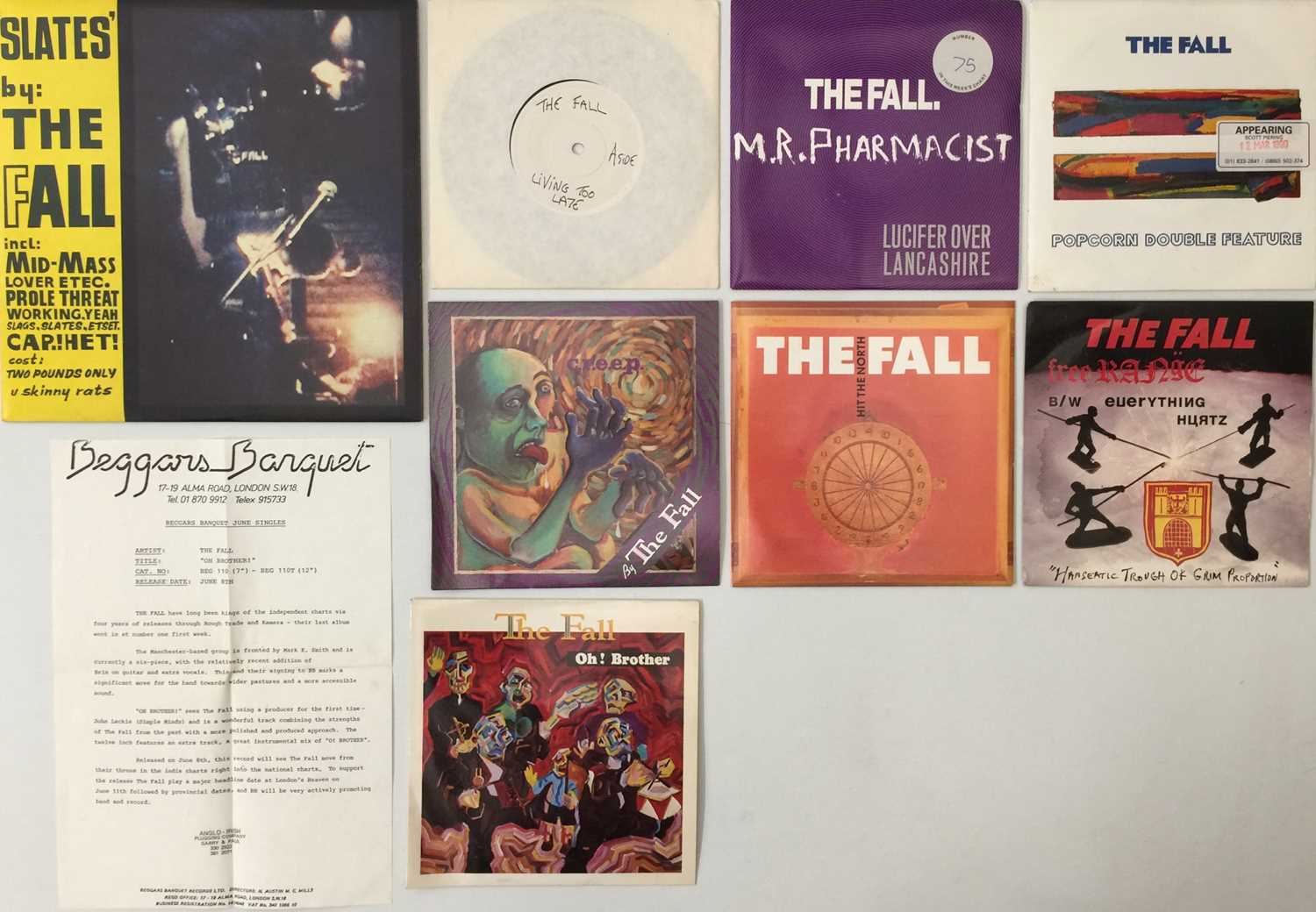 Lot 25 - THE FALL - 10"/ 7" PACK
