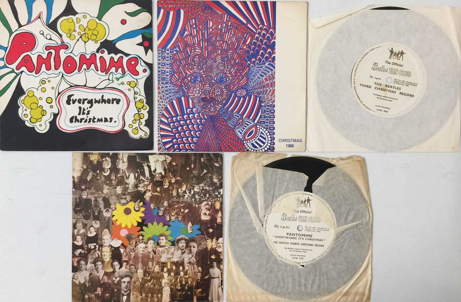 Lot 59 - THE BEATLES - 7" FLEXI DISCS