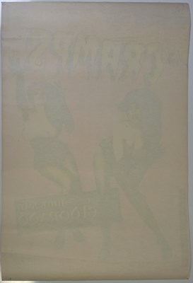Lot 4 - THE CRAMPS - ORIGINAL 1983 CONCERT POSTER.