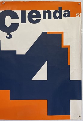Lot 6 - THE HACIENDA - ORIGINAL 1986 FOURTH BIRTHDAY POSTER.