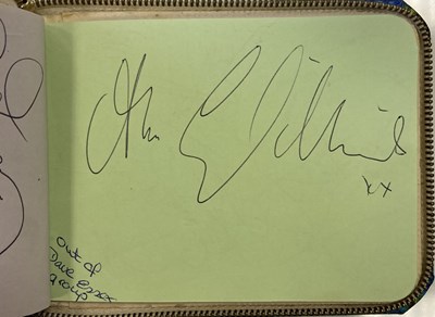 Lot 187 - BINGLEY HALL AUTOGRAPH BOOK TO INCLUDE PINK FLOYD, ROLLING STONES, QUEEN, GENESIS, YES, BLACK SABBATH & MORE.