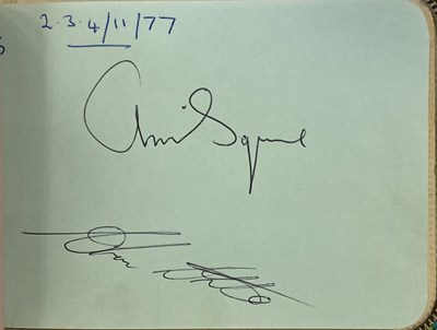 Lot 187 - BINGLEY HALL AUTOGRAPH BOOK TO INCLUDE PINK FLOYD, ROLLING STONES, QUEEN, GENESIS, YES, BLACK SABBATH & MORE.
