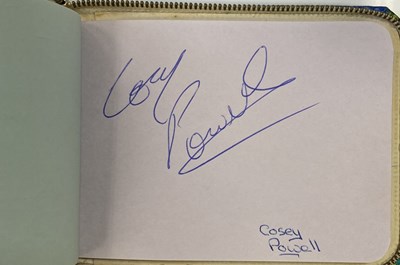 Lot 187 - BINGLEY HALL AUTOGRAPH BOOK TO INCLUDE PINK FLOYD, ROLLING STONES, QUEEN, GENESIS, YES, BLACK SABBATH & MORE.