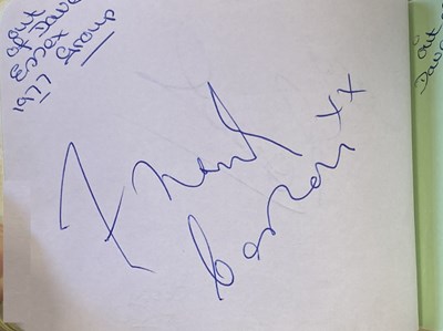Lot 187 - BINGLEY HALL AUTOGRAPH BOOK TO INCLUDE PINK FLOYD, ROLLING STONES, QUEEN, GENESIS, YES, BLACK SABBATH & MORE.